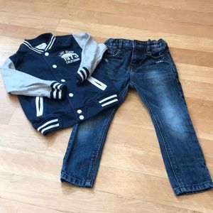 Bundle of two Zara jeans and Zara jacket